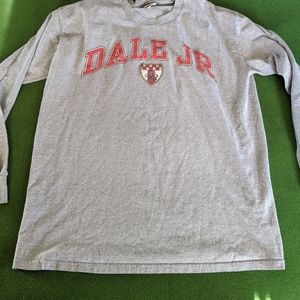 VTG NASCAR Dale Earndhart Jr Long Sleeve Grey L